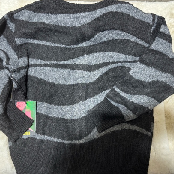 Wicked Striped Graphic Cardigan - Black adult small (oversized) target - Picture 6 of 14